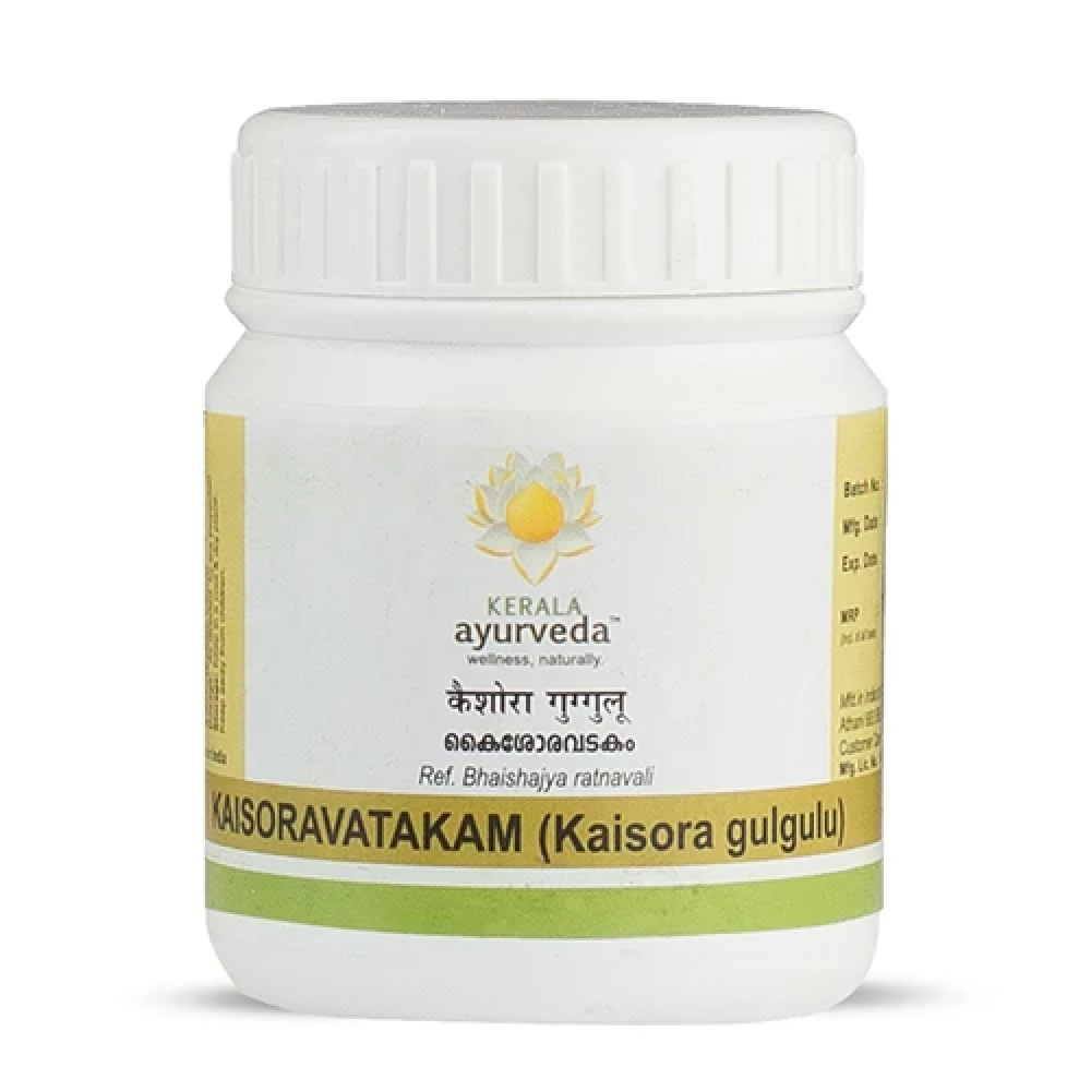 Kerala Ayurveda Kaisoravatakam Gulika, 50 Tablets-1.webp